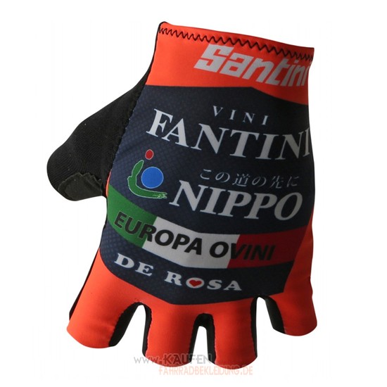 2018 Vini Fantini Kurze Handschuhe Ciclismo